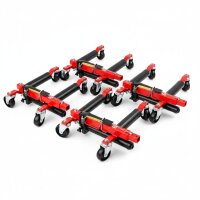 4x hydraulische Rangierhilfe Wagenheber Rangierroller...