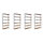 4x Schwerlastregal Steckregal 200x100x30 Archivregal Schwerlastregal Lagerregal Kellerregal Metallregal Regal Garagenregal