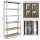 4x Schwerlastregal Steckregal 200x100x30 Archivregal Schwerlastregal Lagerregal Kellerregal Metallregal Regal Garagenregal