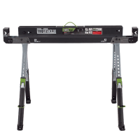 2x Sägebock 2.0 DELUXE 9-fach höhenverstellbar Stahl bis 1300 kg Klappbock Arbeitsbock Werkbock