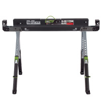 2x Sägebock 2.0 DELUXE 9-fach höhenverstellbar Stahl bis 1300 kg Klappbock Arbeitsbock Werkbock
