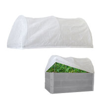 Hochbeetabdeckung 120 x 80 cm Bogenabdeckung mit Vlies...