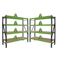 2x Industrieregal Milo 200x190x60 cm steckbar,...