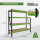 2x Industrieregal Milo 200x190x60 cm steckbar, erweiterbar 4 Ebenen 4 Tonnen Schwerlastregal Regal