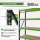 2x Industrieregal Milo 200x190x60 cm steckbar, erweiterbar 4 Ebenen 4 Tonnen Schwerlastregal Regal