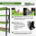 2x Industrieregal Milo 200x190x60 cm steckbar, erweiterbar 4 Ebenen 4 Tonnen Schwerlastregal Regal