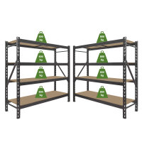 2x Schwerlastregal Emil 180x190x60 cm 3200 kg aus Stahl...