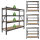 4x Schwerlastregal Emil 180x190x60 cm 3200 kg aus Stahl Stecksystem 4 Fachböden Pickregal Lagerregal
