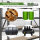 4x Schwerlastregal Emil 180x190x60 cm 3200 kg aus Stahl Stecksystem 4 Fachböden Pickregal Lagerregal
