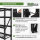 2x Schwerlastregal Enno 180x190x60 cm 3200 kg Stahl Stecksystem 4 Gitterböden Lagerregal Pickregal