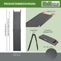 TRUTZHOLM 2x Auffahrrampe klappbar Alu 205 cm Traglast 680 kg Motorradrampe Rampe geriffelt schwarz