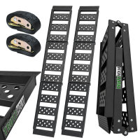 TRUTZHOLM 2x Auffahrrampe Alu 2-fach klappbar 199 cm...