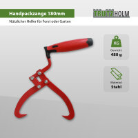 Handpackzange Packzange Holzzange Handhebehaken Sappie...