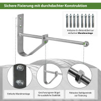 4x Felgenhaken Aufbewahrungssystem zur Reifenaufbewahrung Felgenhalter