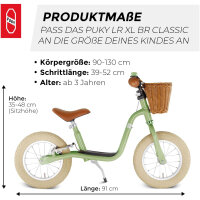 Puky Laufrad LR XL BR CLASSIC Kinderlaufrad retro green 4153