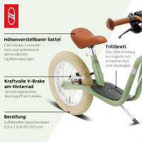 Puky Laufrad LR XL BR CLASSIC Kinderlaufrad retro green 4153