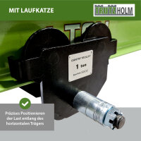 Portalkran mit Laufkatze Tragkraft 1 t Stahl Hubhöhe 2400 - 3600 mm Durchfahrtsbreite Kran 2400 mm