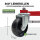 Rangierhilfe PKW hydraulisch Tragkraft 680 kg für Reifenbreite bis 30 cm Wagenheber mit PVC-Auflagen