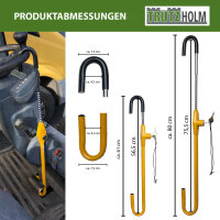 Lenkradkralle Pedalschloss universal Diebstahlsicherung 56,5 – 75,5 cm Auto Wegfahrsperre Lenkradschloß