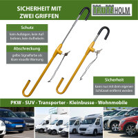Lenkradkralle Pedalschloss universal Diebstahlsicherung 56,5 – 75,5 cm Auto Wegfahrsperre Lenkradschloß