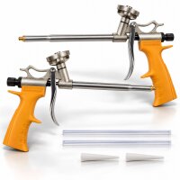 2x Schaumpistole Aluminium Schaum Pistole...