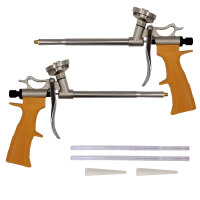 2x Schaumpistole Aluminium Schaum Pistole...