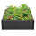 Hochbeet Beeteinfassung mit Wühlmausgitter 100x100x28,5 cm ca. 260 Liter Holzoptik robust stabil Komposter