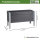 Hochbeet 98 x 40 x 59 cm 100 Liter Holzoptik robust witterungsbeständig grau