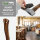 Beil Vintage Stahl Hickoryholz geflammt 500 g Kopf 320 mm lang inkl. Klingenschutz aus Leder