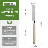 Japansäge Kataba Karbonstahl 265 mm Sägeblatt Stärke 0,6 mm 3D Zahnschliff flexible biegsame Zugsäge