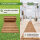 2x Holzpfad ausrollbar 250x43x2 cm rustikales Tannenholz Anti-Rutsch Oberfläche wetterfester Holzweg