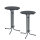 2x Stehtisch klappbar Ø 70 cm Höhe 110 cm Stahl Gastrotisch Partytisch Bistrotisch in Anthrazit