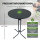 2x Stehtisch klappbar Ø 70 cm Höhe 110 cm Stahl Gastrotisch Partytisch Bistrotisch in Anthrazit