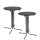 2x Stehtisch klappbar Ø 80 cm Höhe 110 cm Stahl Gastrotisch Partytisch Bistrotisch in Anthrazit