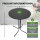 2x Stehtisch klappbar Ø 80 cm Höhe 110 cm Stahl Gastrotisch Partytisch Bistrotisch in Anthrazit