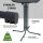 2x Stehtisch klappbar Ø 80 cm Höhe 110 cm Stahl Gastrotisch Partytisch Bistrotisch in Anthrazit