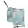 2x Metallkanister silber 20Liter inkl. Ausgießer + Halter Benzin Diesel