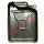 2x Metallkanister silber 20Liter inkl. Ausgießer + Halter Benzin Diesel