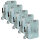 5x Metallkanister silber 20 Liter inkl. Ausgießer + Halter Benzin Diesel