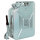 5x Metallkanister silber 20 Liter inkl. Ausgießer + Halter Benzin Diesel