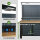 Werkstattwand Profiline XL 200 x 73 cm Stahl massive Holzarbeitsplatte LED Steckdosen Lochwand