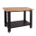Werkbank Profiline XL freistehend 110 x 65 cm 600 kg Stahl Werktisch mit massiver Holzarbeitsplatte