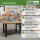 Werkbank Profiline XL freistehend 110 x 65 cm 600 kg Stahl Werktisch mit massiver Holzarbeitsplatte