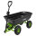 Gartenwagen kippbar 300 kg Transportwagen mit Luftreifen 75 L Kunststoffwanne Handwagen Hof Garten
