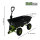 Gartenwagen kippbar 300 kg Transportwagen mit Luftreifen 75 L Kunststoffwanne Handwagen Hof Garten