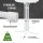 10x Stehtisch klappbar Ø 70 cm Höhe 110 cm Stahl Gastrotisch Partytisch Bistrotisch in Weiß