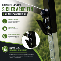 Arbeitsbock klappbar höhenverstellbar bis 91 cm Gerüstbock Unterstellbock Stützbock Klappbock