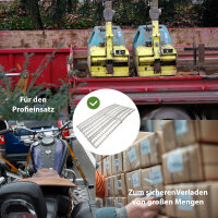 TRUTZHOLM Auffahrrampe 3-teilig klappbar 305 cm Alu grau Motorradrampe Verladerampe Pickup Rampe
