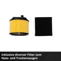 Einhell Nass-Trockensauger TC-VC 1825 A 1250 W 25 L Staubsauger mit integrierter Automatiksteckdose