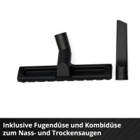 Einhell Nass-Trockensauger TC-VC 1825 A 1250 W 25 L Staubsauger mit integrierter Automatiksteckdose
